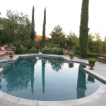 Huge pool with separate spa